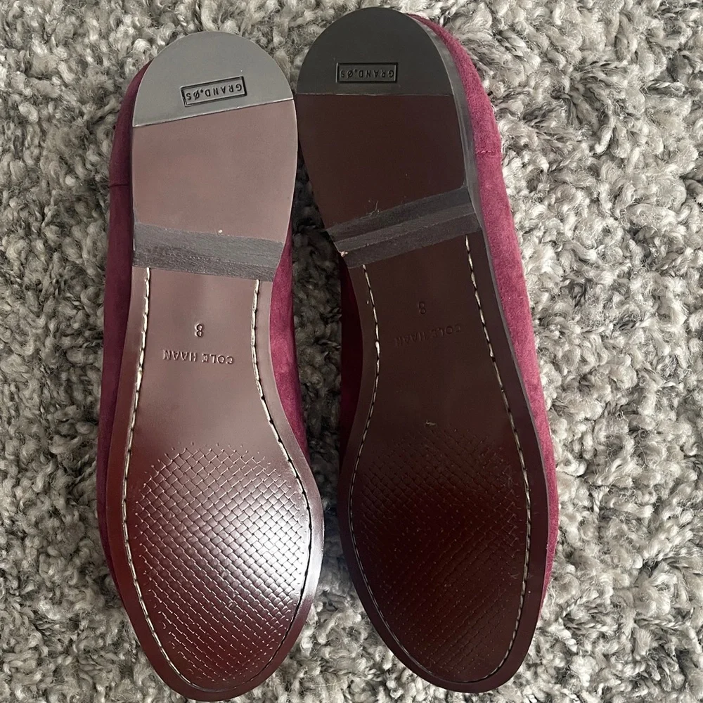Cole Haan Grand OS NWOB Burgundy Tassel Loafers Sz 8